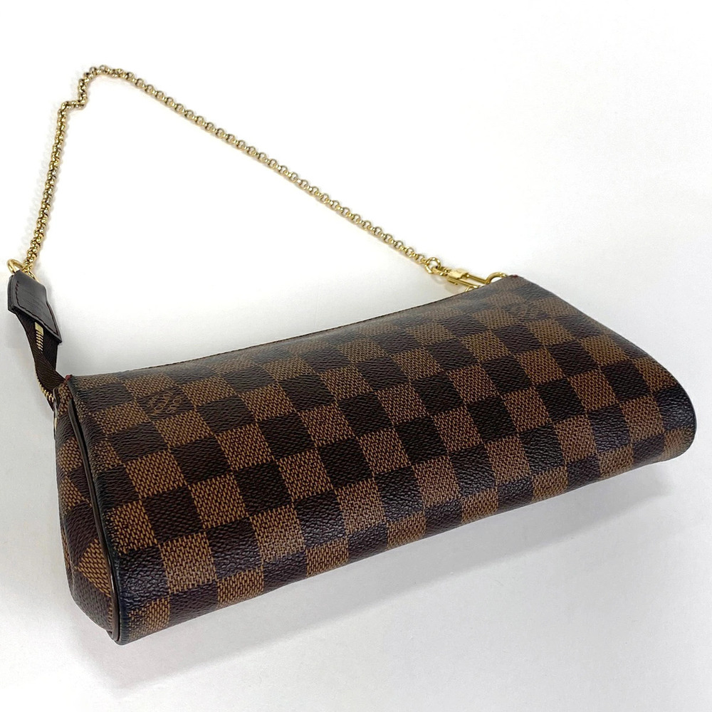 Louis Vuitton Shoulder Handbag Bag Brown Crossbody Eva Damier